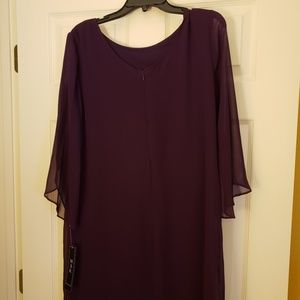 Plum colored dress
